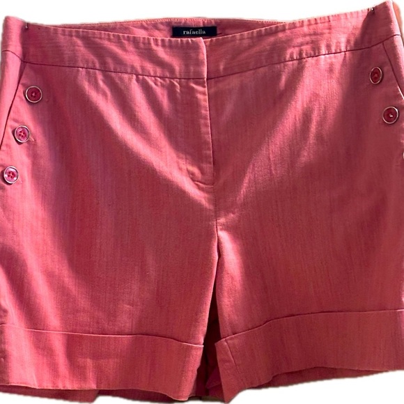 Rafaella Women’s Shorts Pink in Excellent Condition Size 14 - Picture 1 of 4
